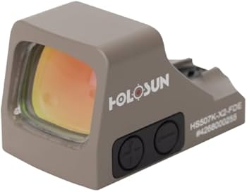 Holosun HS507K-X2-FDE Multi-Reticle, 2 MOA Dot & 32 MOA Circle