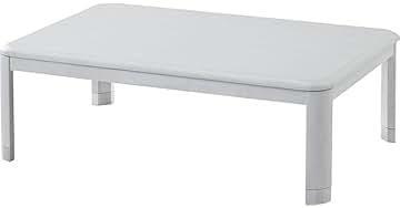 Amazon.co.jp: こたつテーブル 長方形 120 白