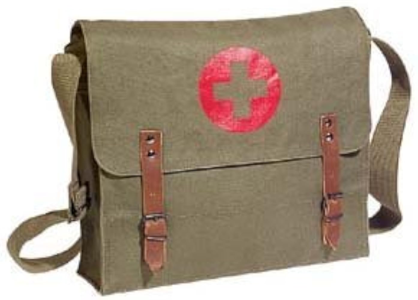 Amazon.com: Red Cross Medic Bag - Olive Drab Canvas Shoulder Bag