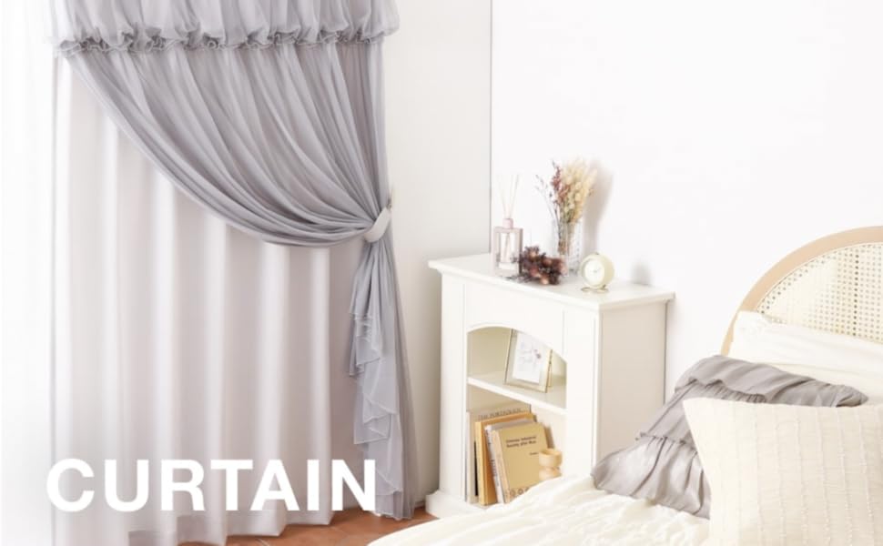 Amazon｜Francfranc フランフラン フィオレーセー カーテン H1780