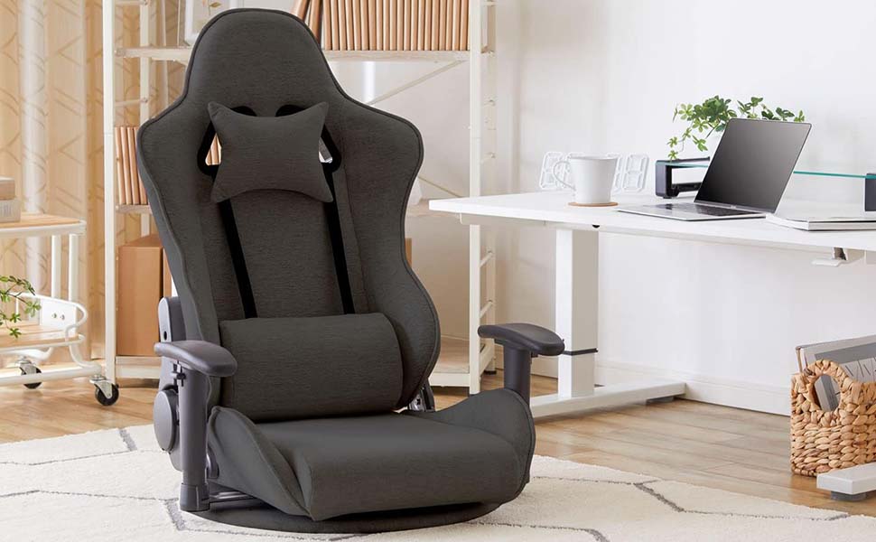 Amazon.co.jp: SAKODA calmzen ファブリック ゲーミング座椅子 肘掛け