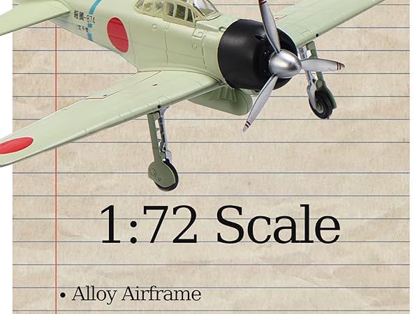 Amazon.com: Udnorbay A6M Zero Die-cast Airplanes-1/72 Scale