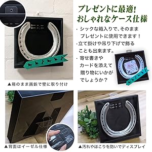 Amazon.co.jp: 蹄鉄 馬 グッズ 置物 縁起 プレゼント 馬蹄鉄 本物 競馬