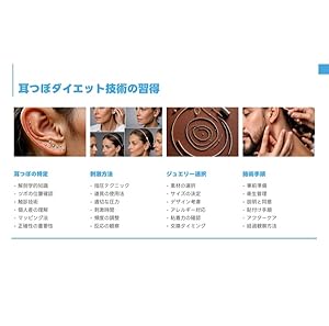 Amazon.co.jp: 耳つぼジュエリー認定講師資格取得講座（認定証1枚付属