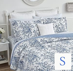 Amazon｜ベッドカバー シングル おしゃれ ローラアシュレイ Laura