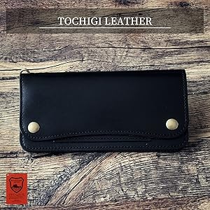 Amazon | トラッカーウォレット ロング 栃木レザー 日本製 本革 長財布