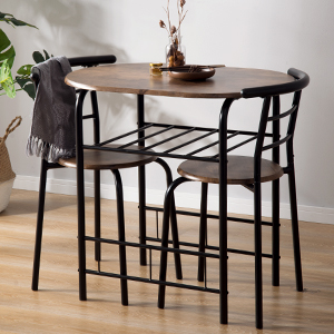 Amazon｜オーエスジェイ(OSJ) 円形 ダイニング 3点セット ダイニング