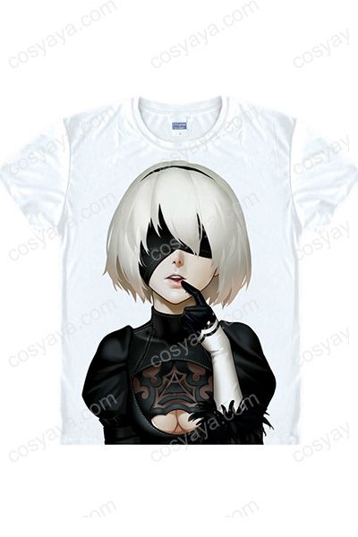 ニーア オートマタ 2B Tシャツ オーダーメイド NieR Automata 2B 半袖