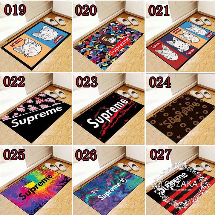 シュプリーム 玄関マット カーペット supreme リビングルーム/ベッド