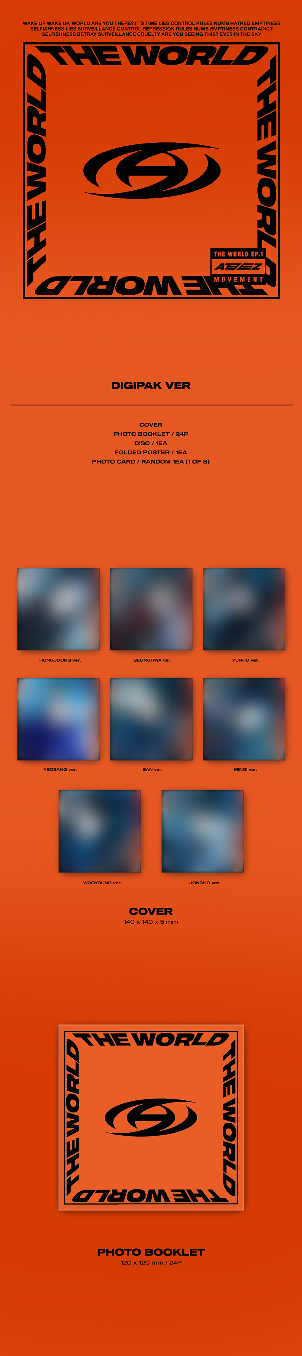 ATEEZ - The World EP.1 : Movement (Digipak Ver.) – KPOP Store in USA