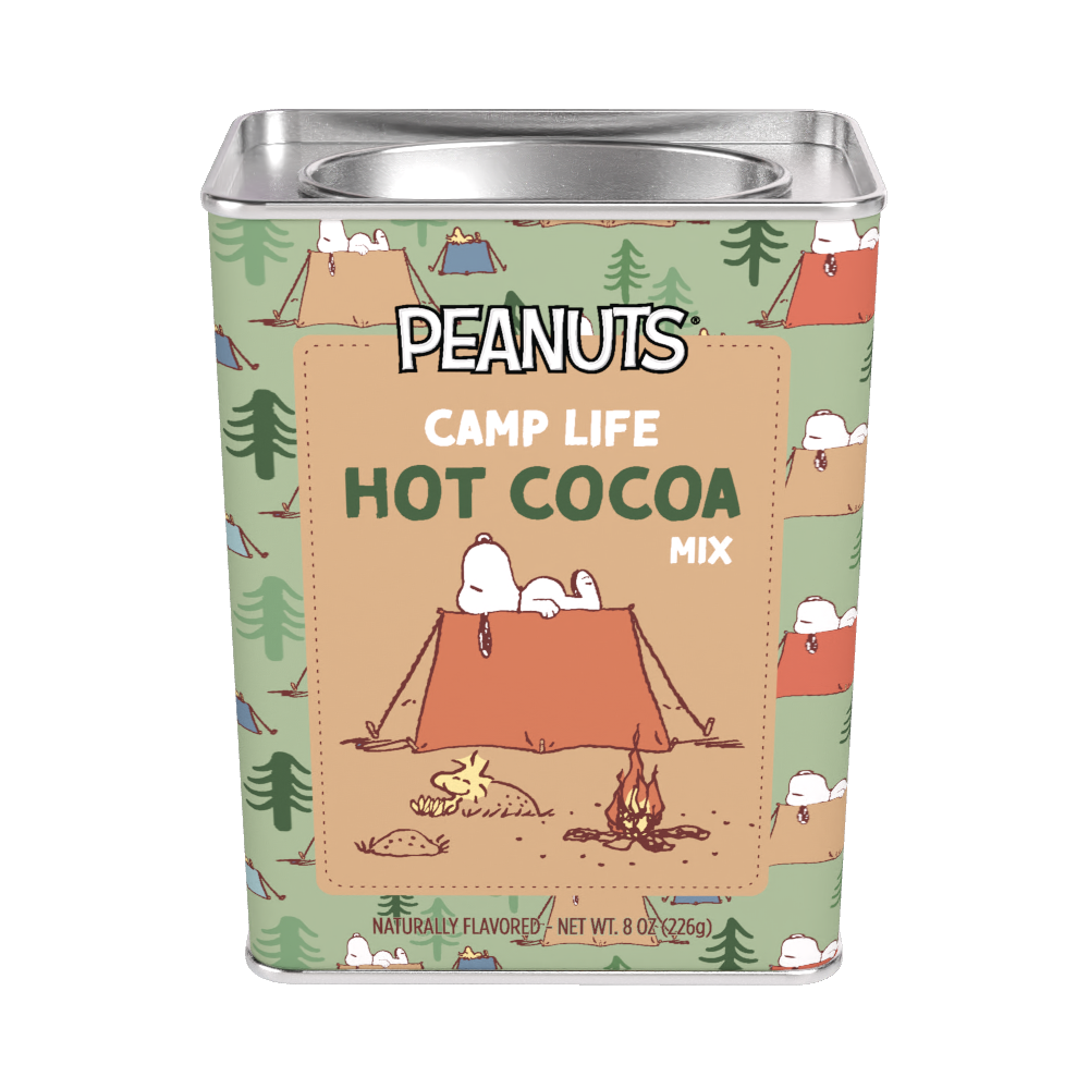 Peanuts® Snoopy Camp Life Chocolate Cocoa (8oz Rectangle Tin