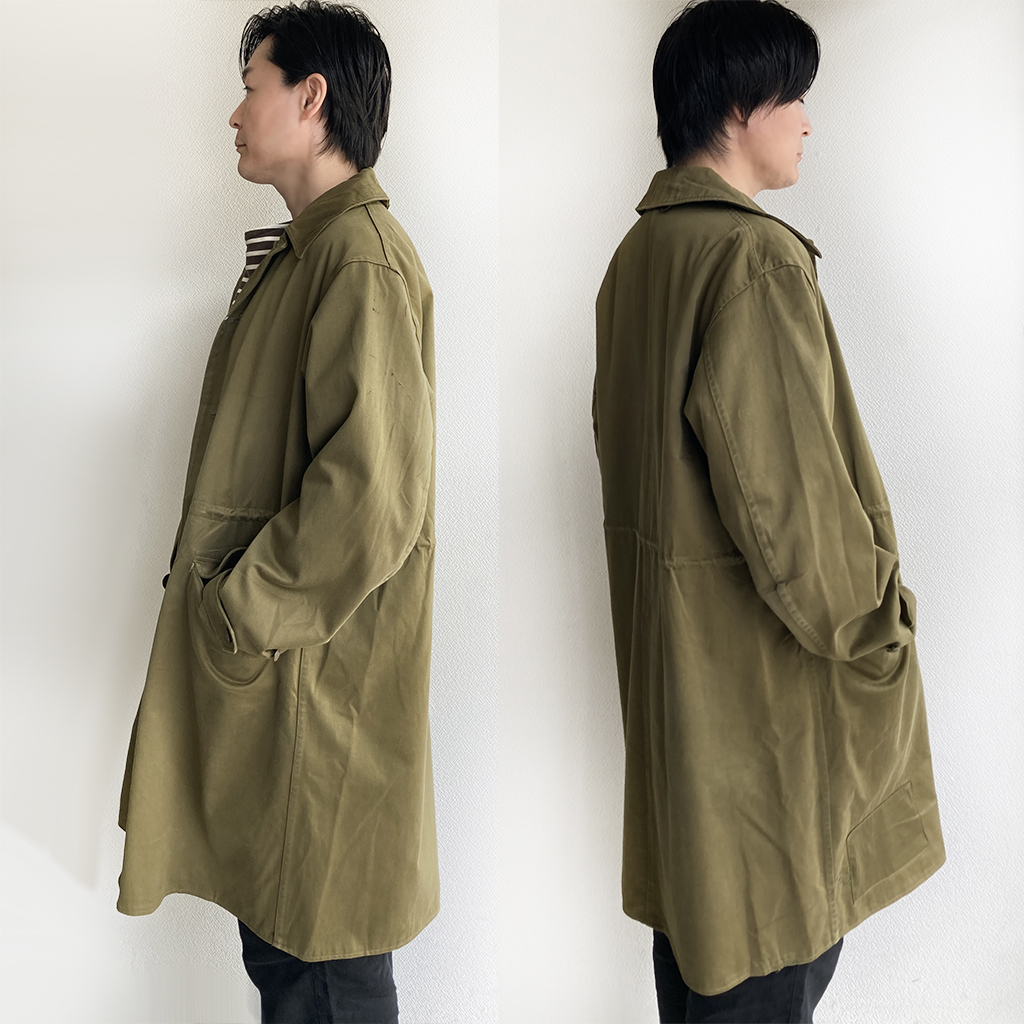 1970年代 デンマーク軍 コットンサテンフィールドコート 1970s Danish