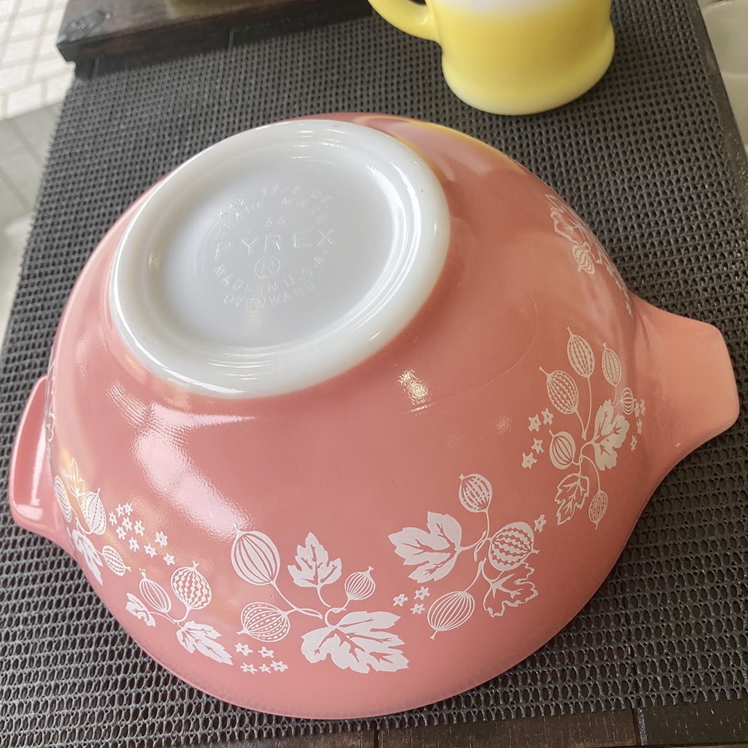 シンデレラミキシングボウル グースベリー ピンク Mサイズ 1950～1960