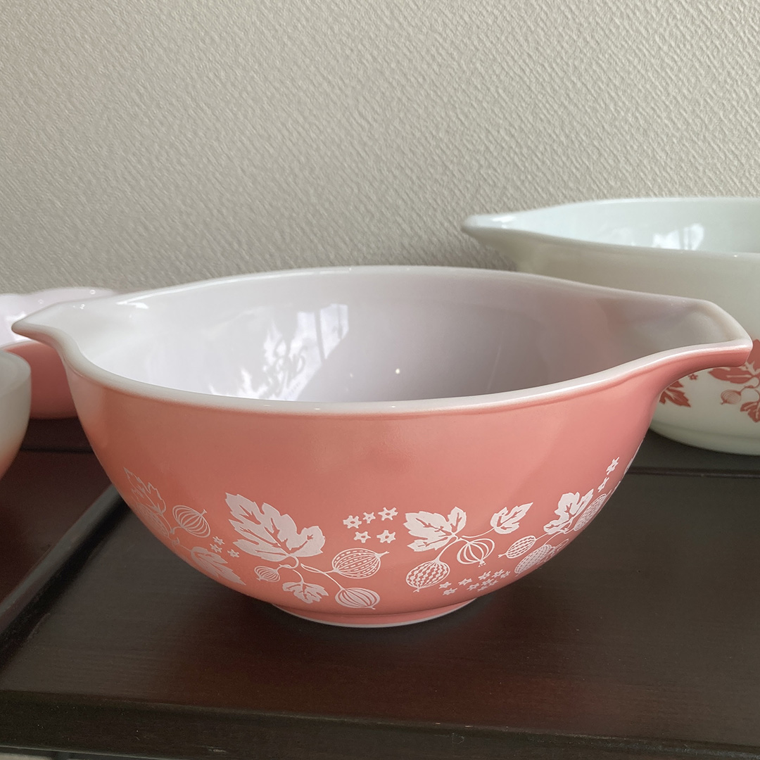 シンデレラミキシングボウル グースベリー ピンク Mサイズ 1950～1960