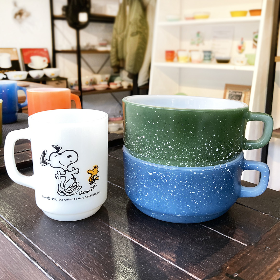 スープマグ スプラッシュブルー 1976年～1986年頃製造 Fire-King