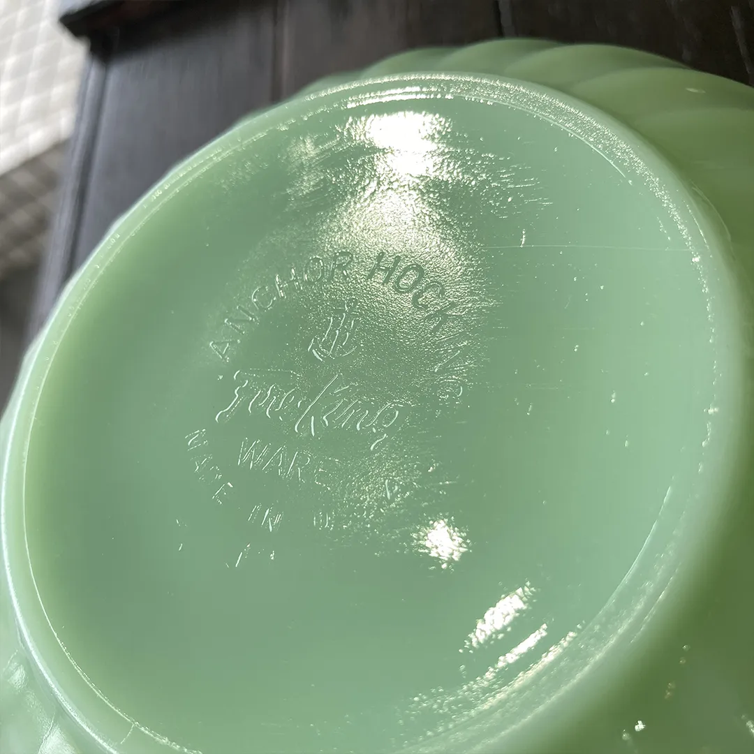 スワールミキシングボウル7インチ17.7cm Fire-king - マメチコ Fashion