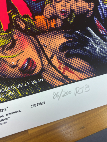 EROSTIKA THE 13TH: フレーム入り シルクスクリーン アートプリント