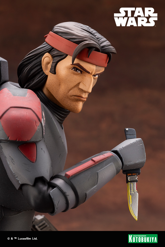 再入荷】ARTFX/ スターウォーズ THE BAD BATCH: ハンター 1/7 PVC