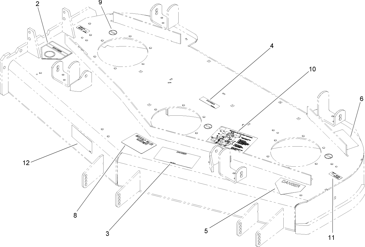 Parts – Z400 Z Master, With 52in 7-Gauge Side Discharge Mower | Toro