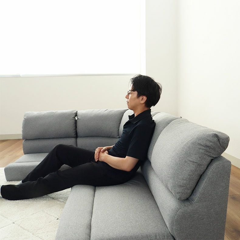 コーナー3点セット ソファ フラット