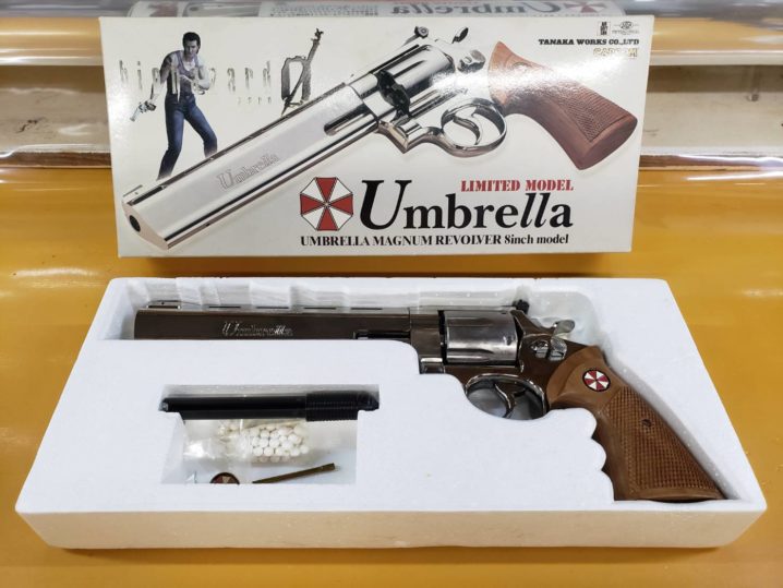 タナカ アンブレラマグナムリボルバー バイオハザード 6インチ ガス