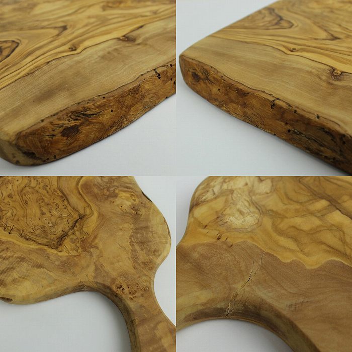 オリーブの木 まな板 持ち手付 24cm | マンゴロベ