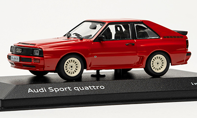 OL/US】Audi Sport quattro -Red- 1/43 ミニチュアカー ミニチュアカー