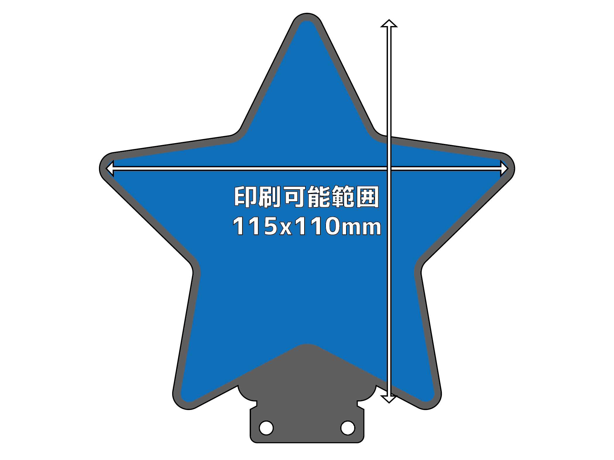 輝く推しに！オリジナルアクリルペンライト星形｜ 商品詳細｜まん
