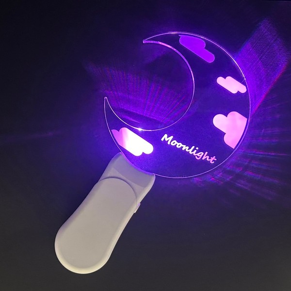 推し活に！オシャレなアクリルペンライト三日月形｜ 商品詳細｜まん