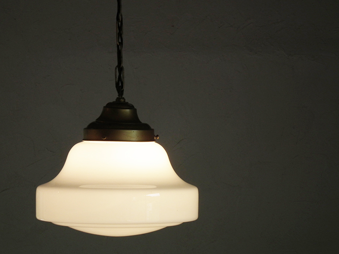 C00288 大正ロマン 乳白ガラス レトロな洋館照明 | MANSIKKA