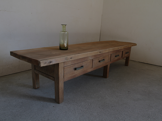 古家具 引き出し4杯 古いローボード | MANSIKKA antiquesMANSIKKA