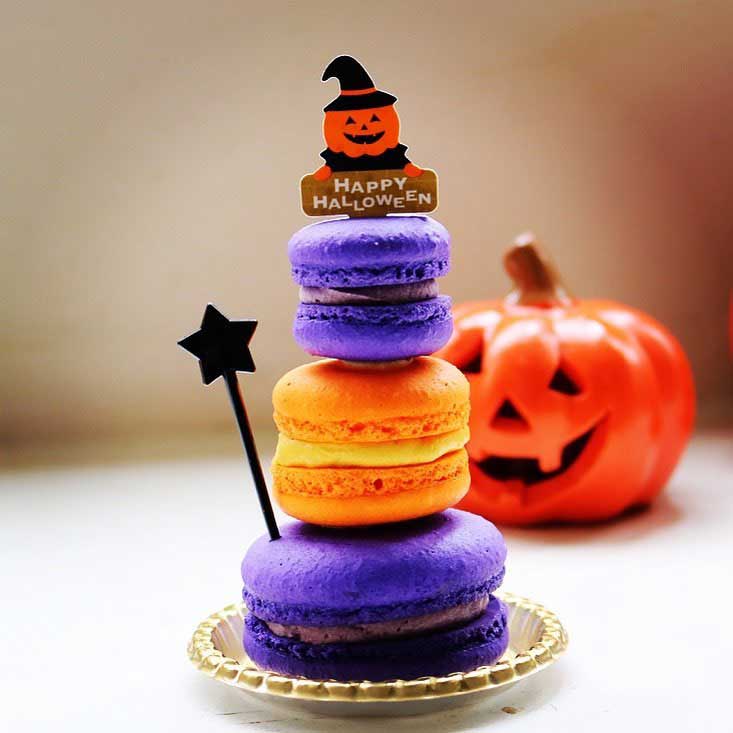2018年秋】ハロウィンマカロンタワー – 株式会社マカロンドール