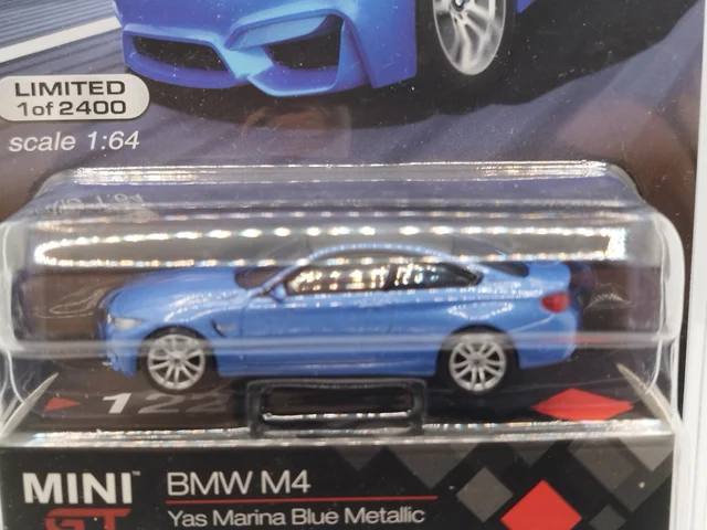 Mini GT #122 BMW M4 (F82) – Yas Marina 1 of 2400 – MACHRUN Driving