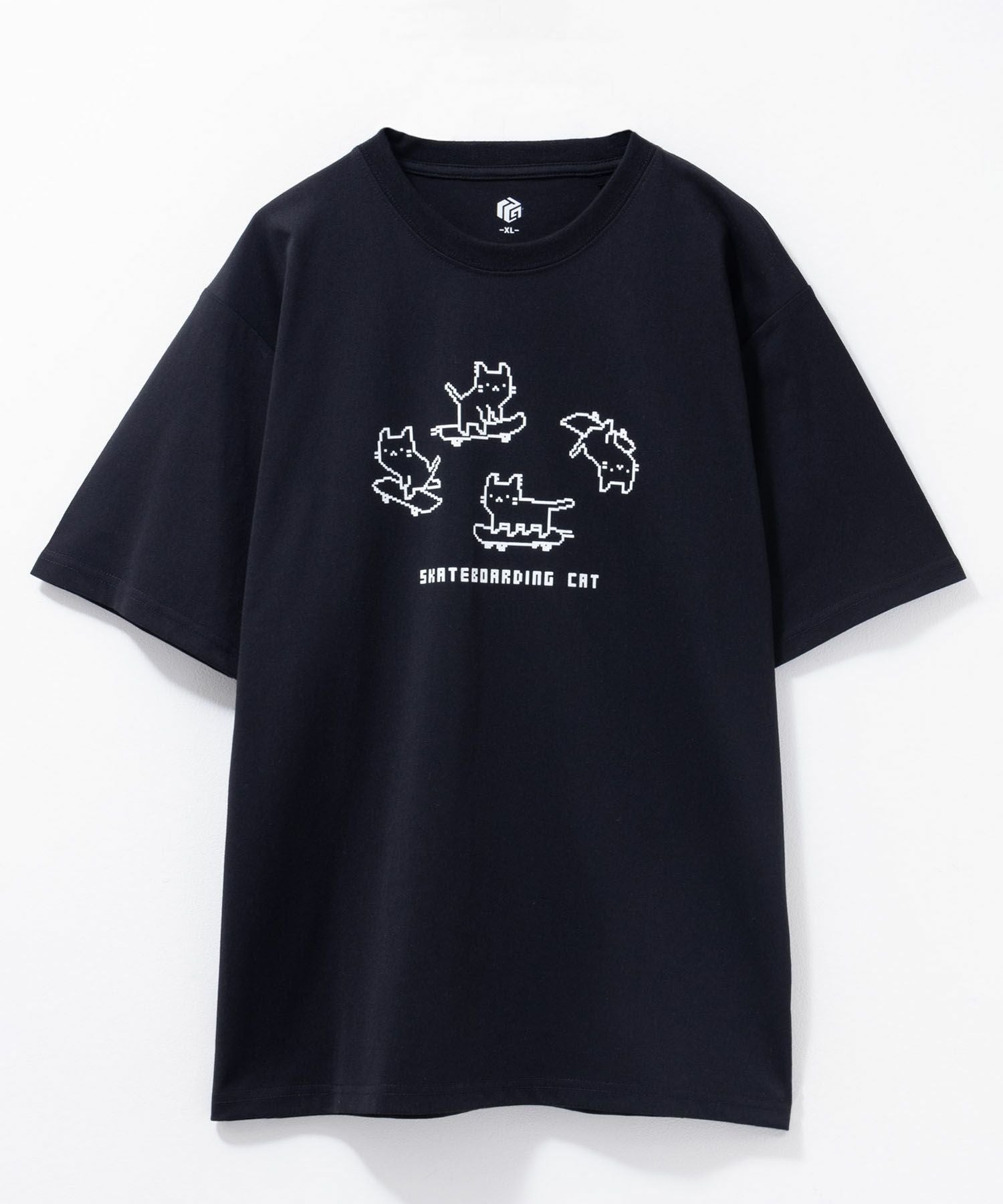 T-GRAPHICS キャラクターデザインプリント半袖Tシャツ メンズ