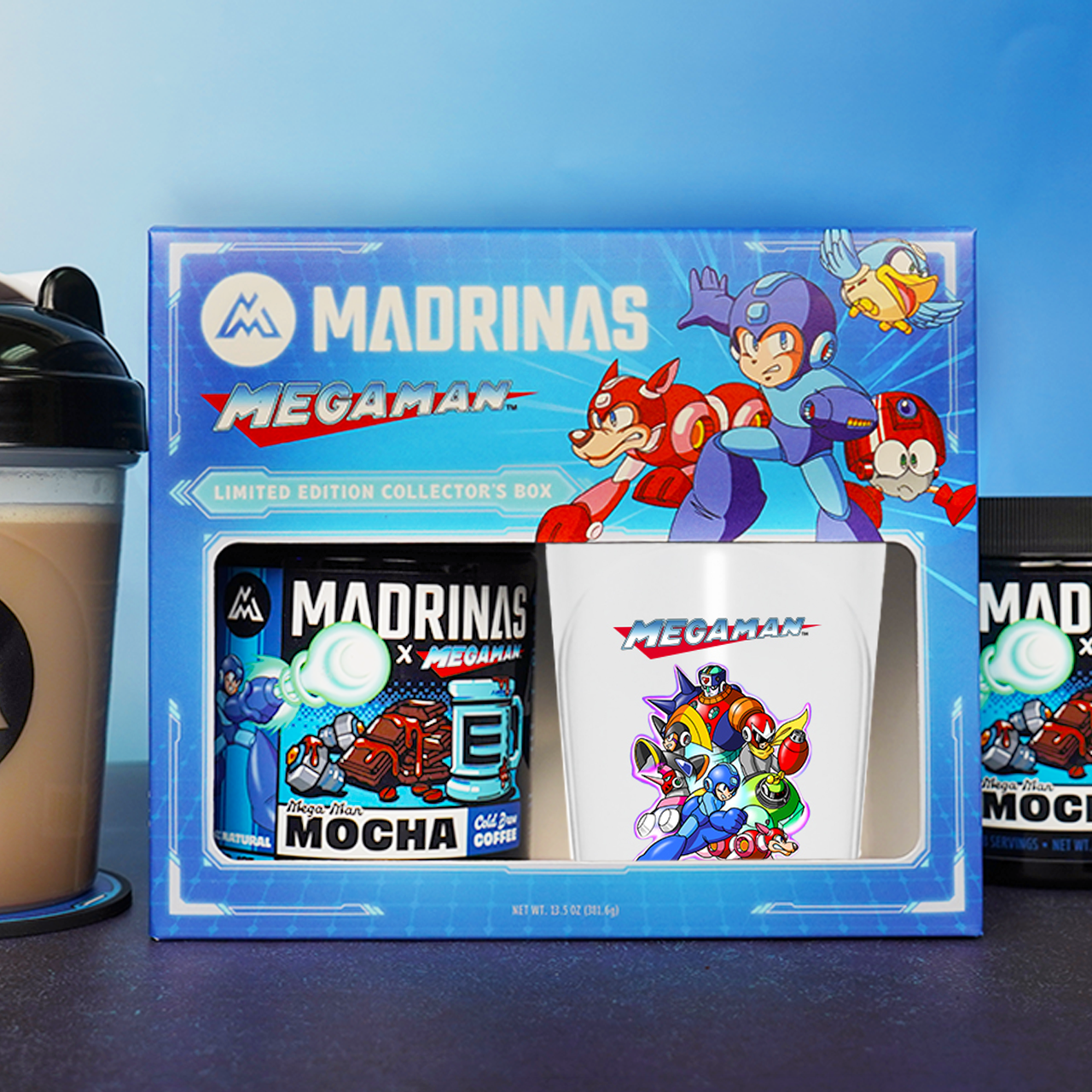 Madrinas x Mega Man | Mega Man Mocha Collector's Box – MADRINAS