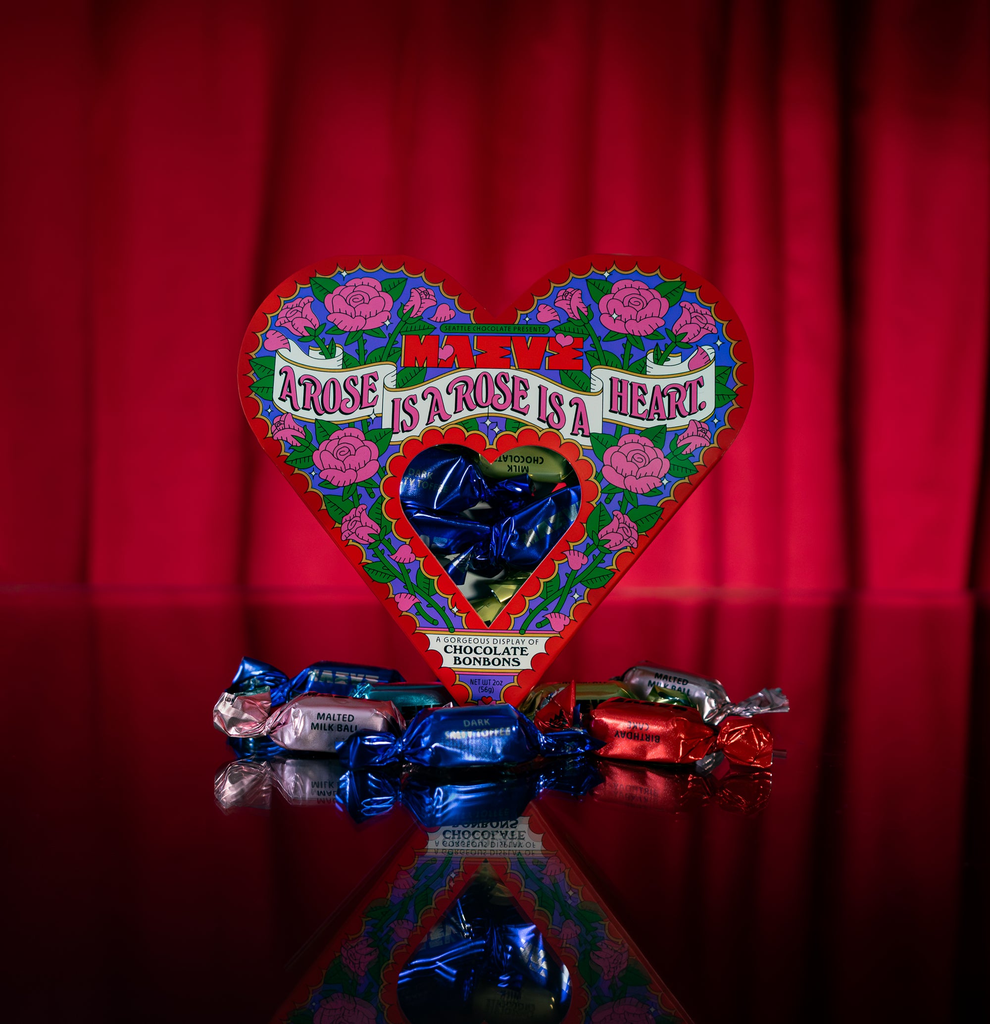 Rose is a Heart Chocolate Gift Box | Shop Valentine's Day by Maeve