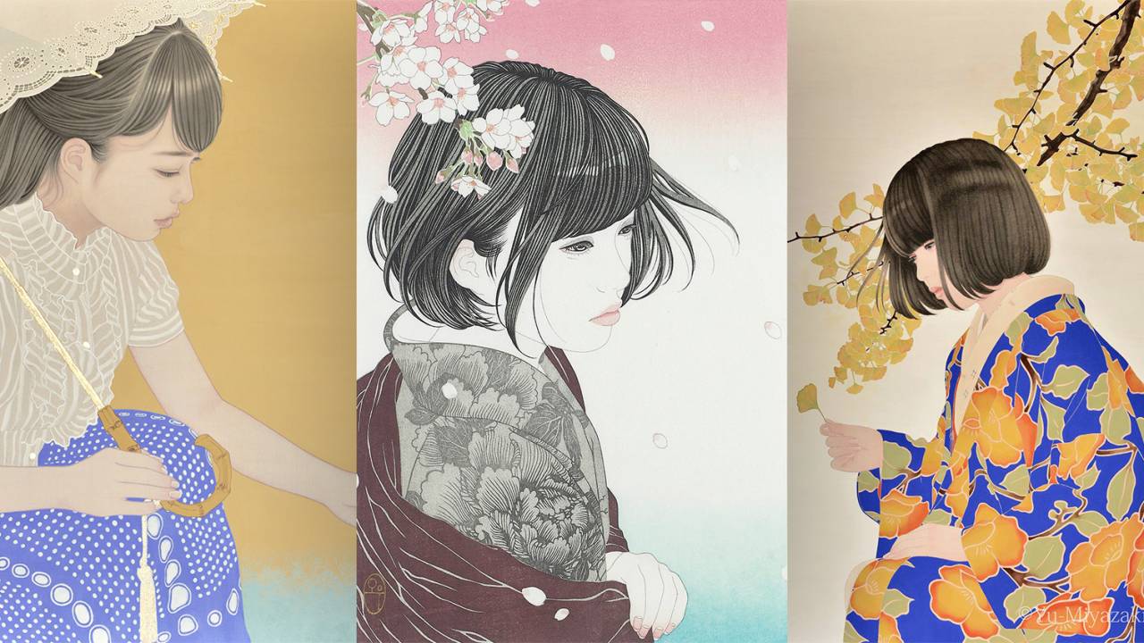 感動的に美しい！宮﨑優さんの美人画が彫師・摺師の手によって遂に