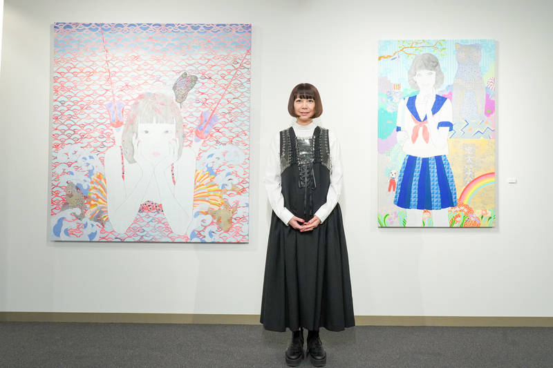 花の82年組”同期・松本伊代をモデルに! 元アイドルの画家KAORUKOの新作