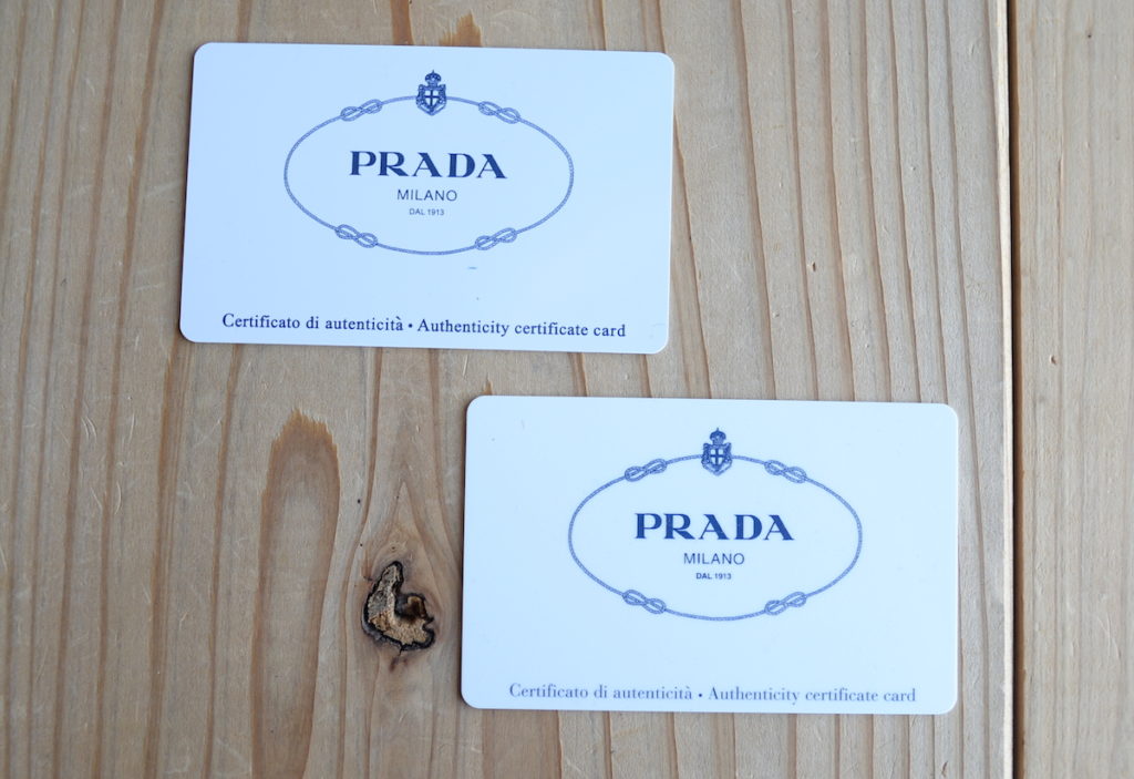 最近ブランド品の“ギャランティカードの偽物”があるので注意してほしい