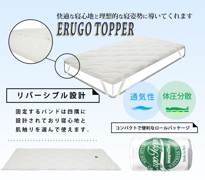 エルゴ・トッパー | マニフレックス西宮ショールーム