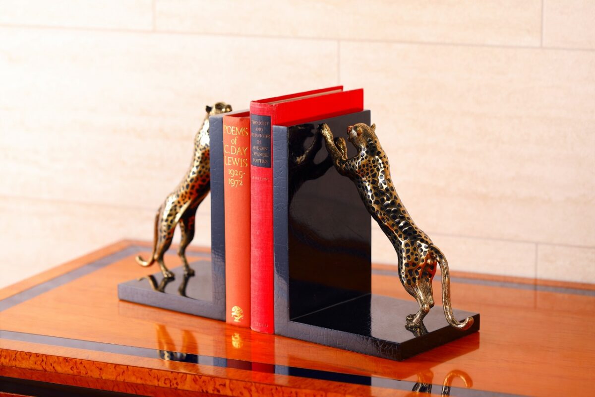 ブックエンド（レパード） 【HD1001】 - ロンドン エクスプローラーズ