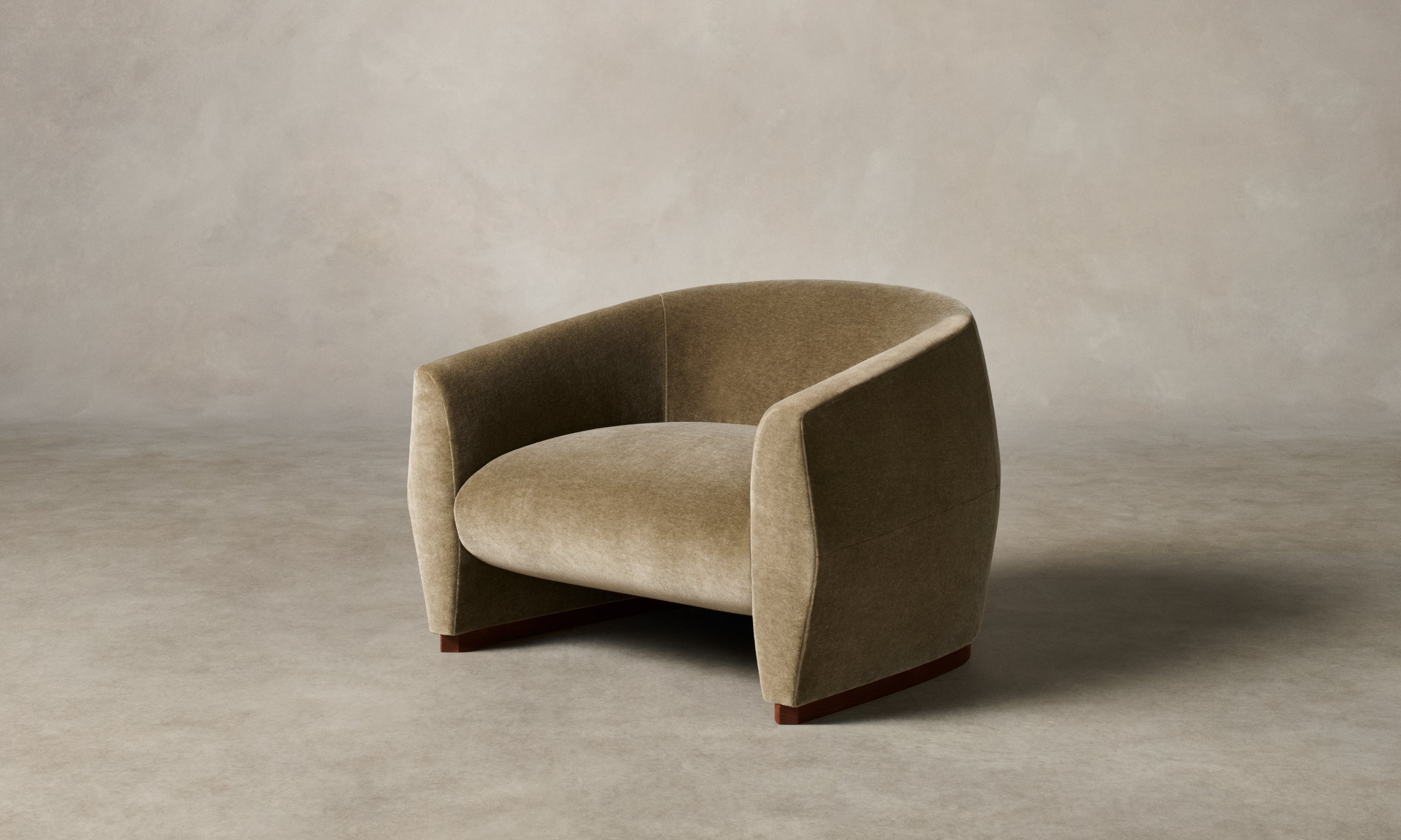 The Alpe Chair - Mohair Mink – Maiden Home