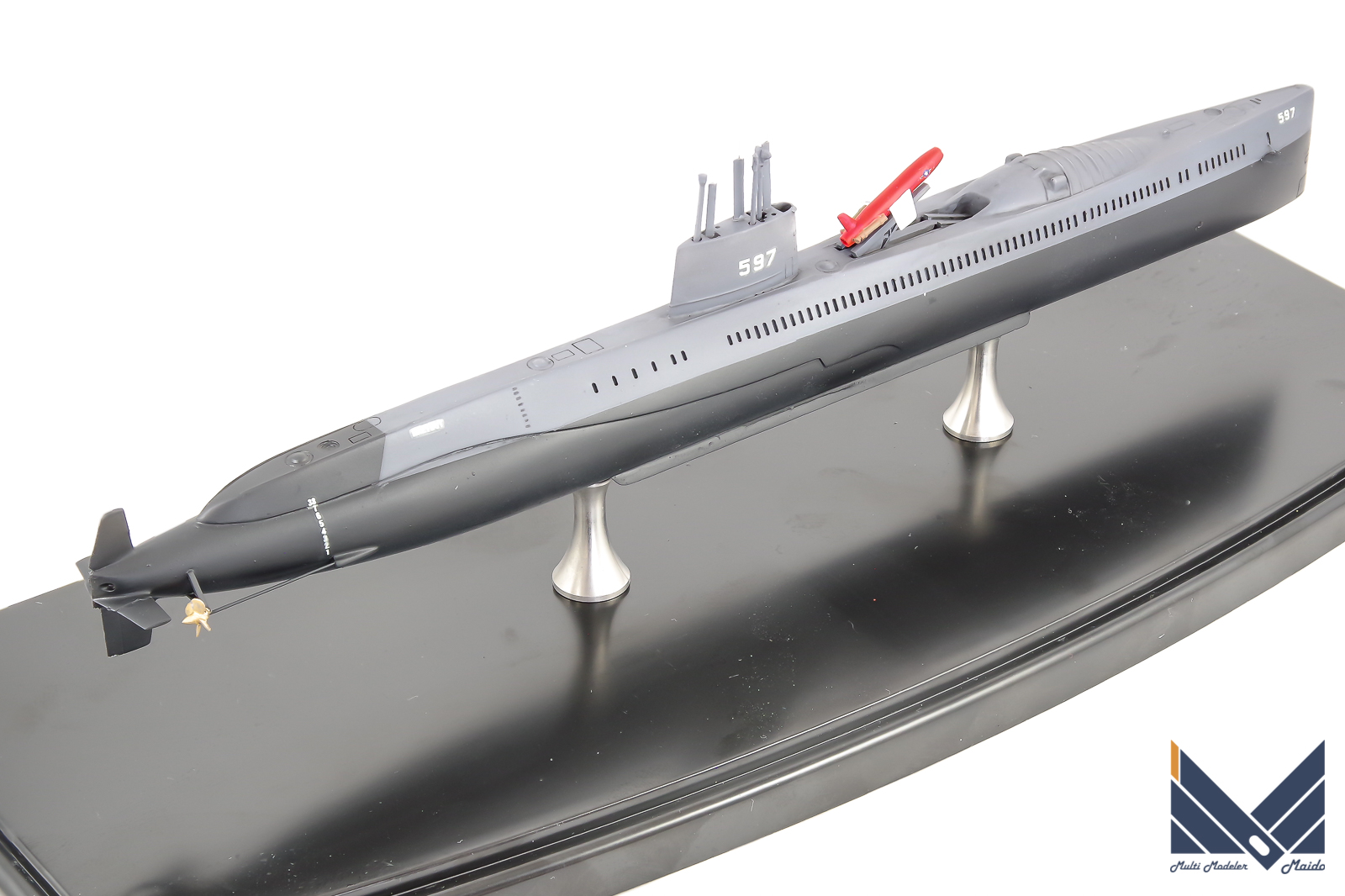 ピットロード 1/350 アメリカ海軍原子力潜水艦「ハリバット」完成品