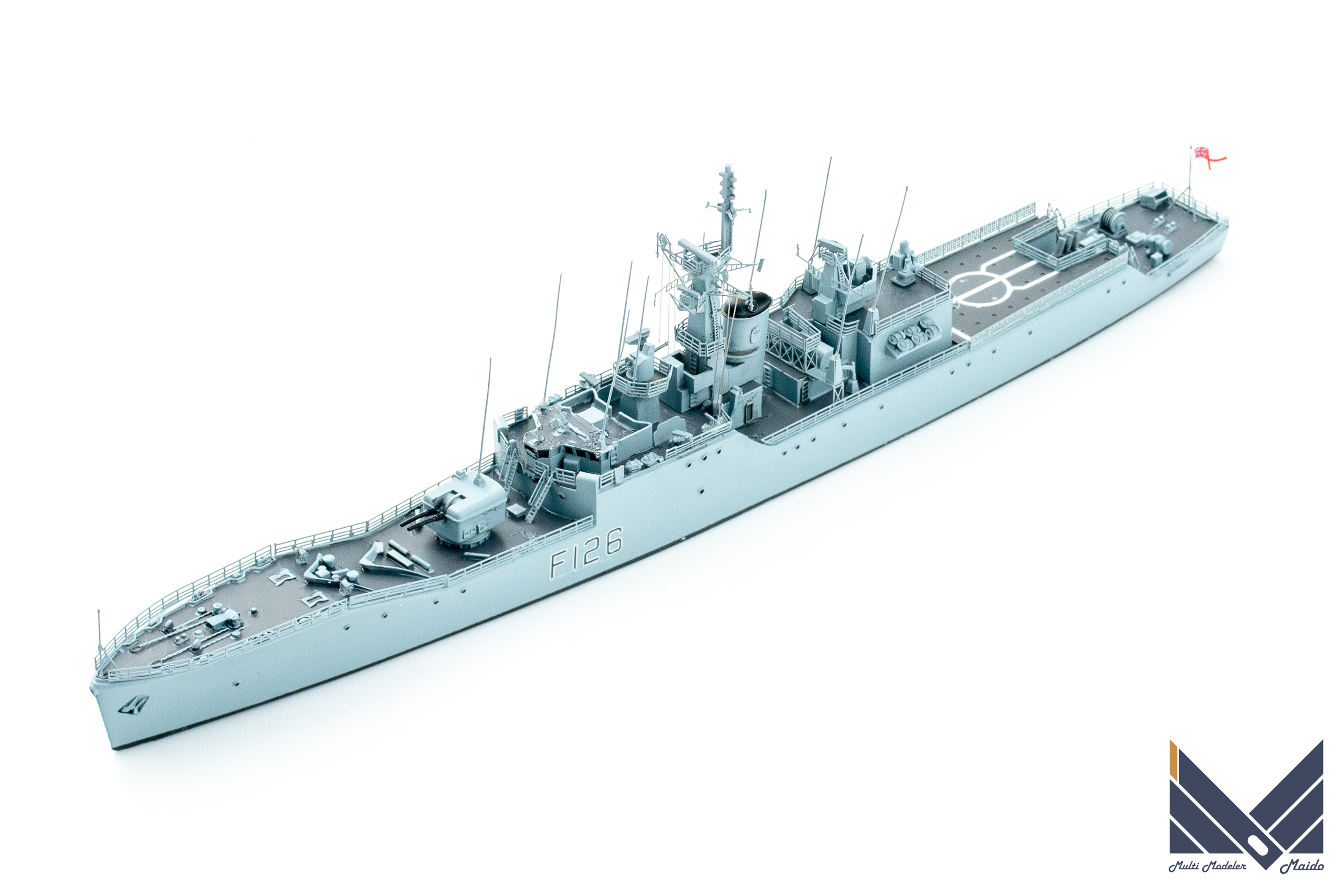 オストリッチホビー 1/700 イギリス海軍フリゲート プリマス 完成品