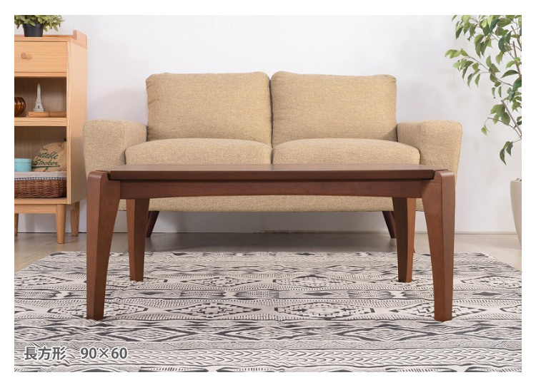 ウォールナットこたつテーブル 109長方形(90×60) - ソファ・ベッド通販