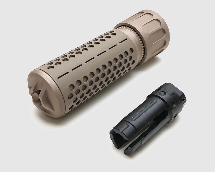 Clone Tech Knight'sタイプQDサプレッサー125mm長 14mm逆ネジ