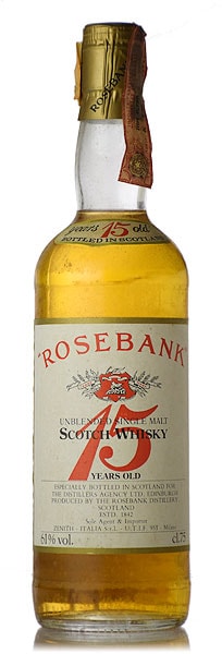 ローズバンク 15年 Zenith import 1980年代後半流通品(61度)