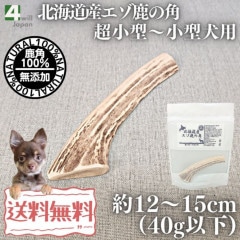 北海道産エゾ鹿の角 中型～大型犬用 1本 | 犬用 用品,北海道産エゾ鹿の