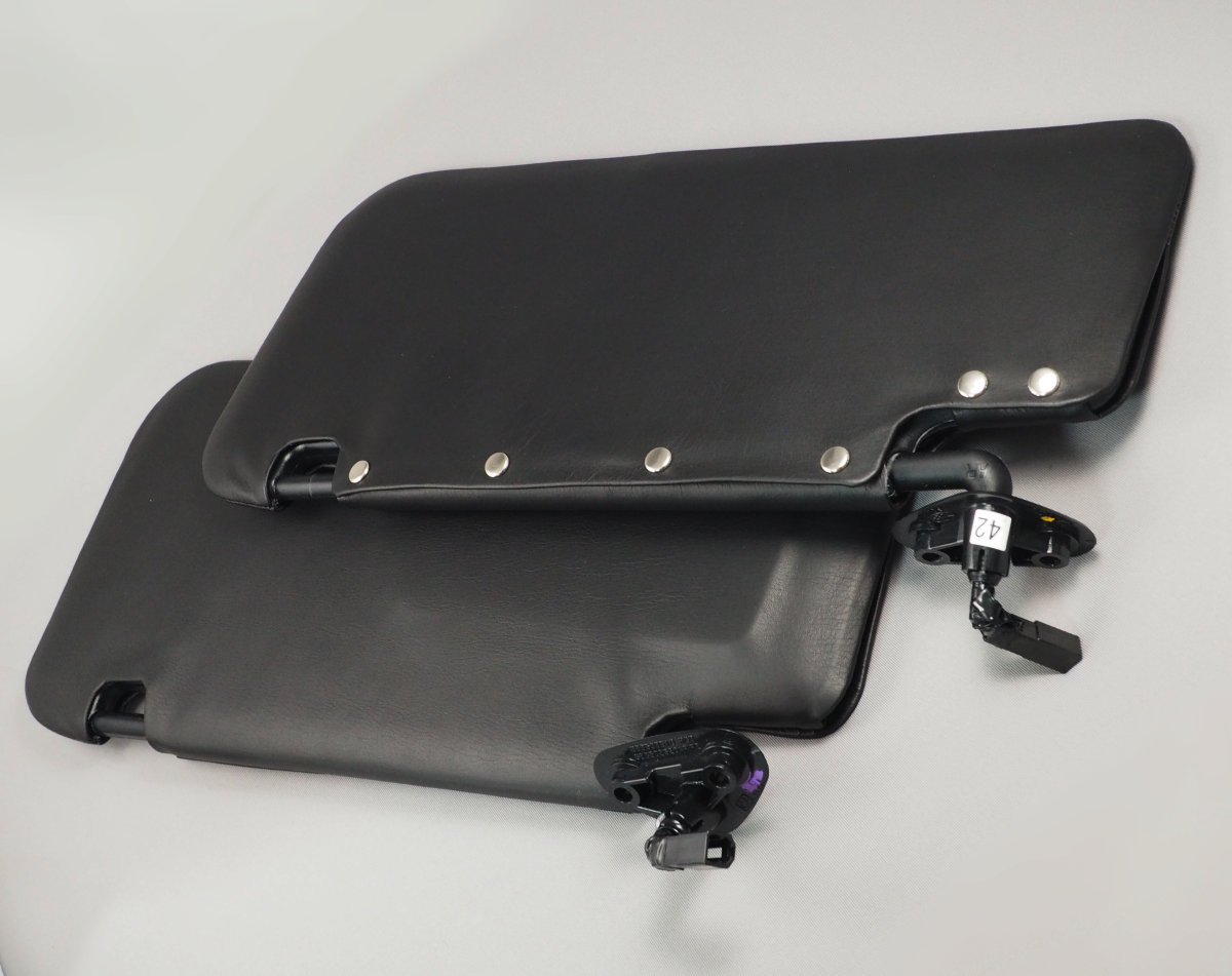 初代BRZ・86 (ZC6/ZN6) サンバイザーカバー 本革＆ウルトラスエード