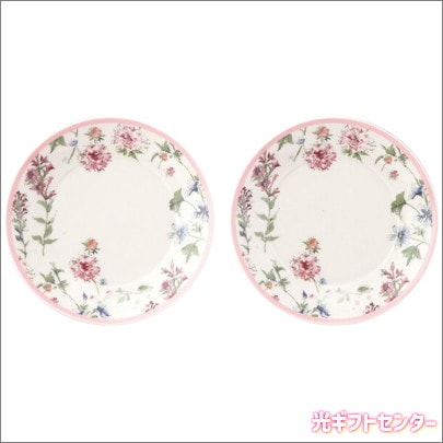 LAURA ASHLEY ローラ アシュレイ ワイルドメドゥ ペアケーキプレート